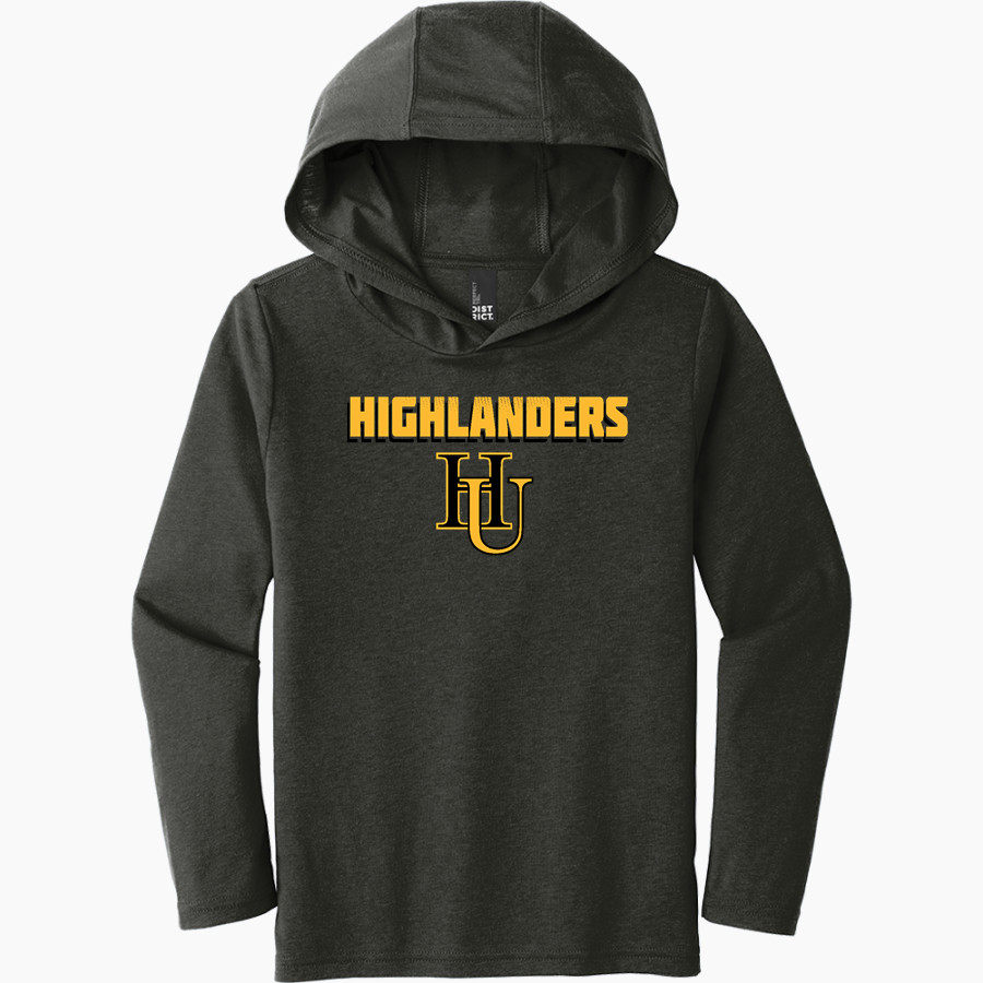 HARWOOD UNION HIGH SCHOOL HIGHLANDERS <span class="pdp-name-mascot">HARWOOD HIGHLANDERS</span> District Youth Perfect Tri Long Sleeve Hoodie