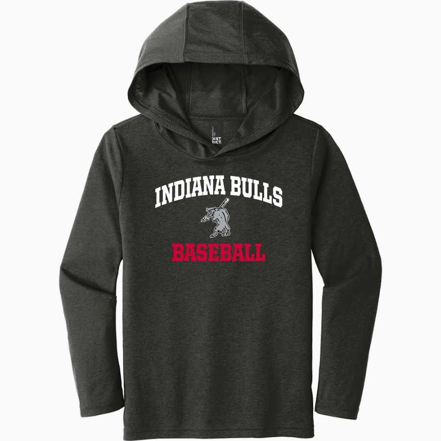 Indiana Bulls Baseball The Official Online Store District Youth Perfect Tri Long Sleeve Hoodie