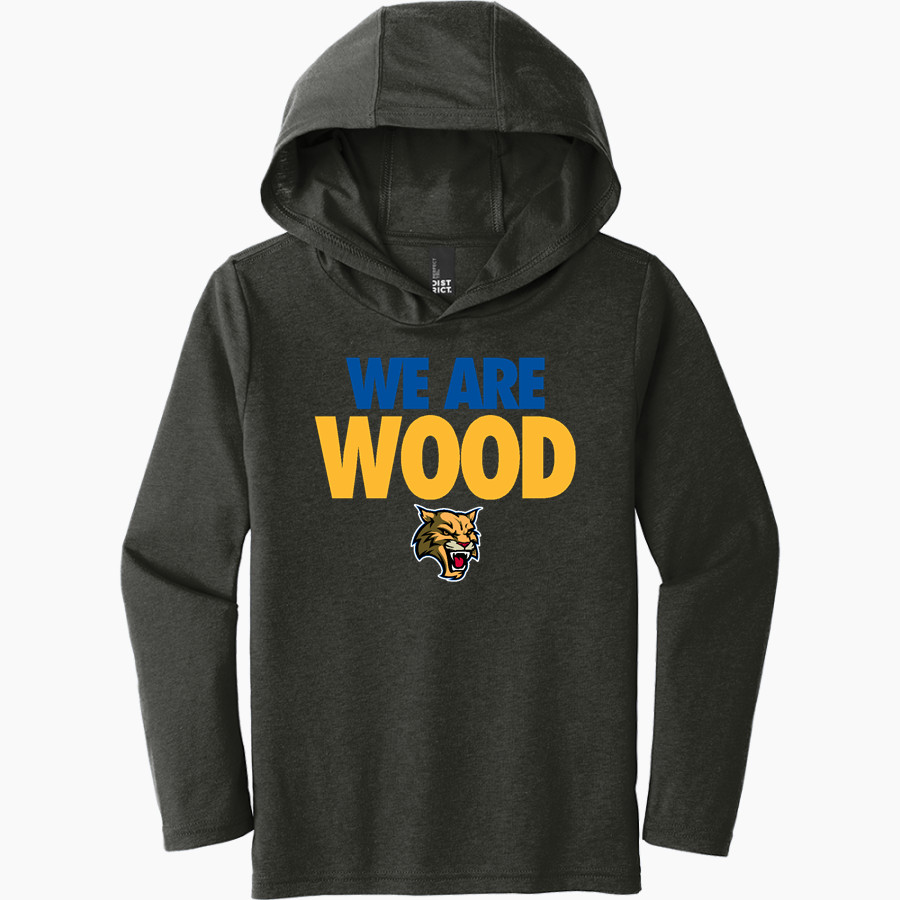 WILL C WOOD HIGH SCHOOL WILDCATS District Youth Perfect Tri Long Sleeve Hoodie