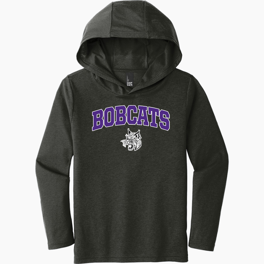 HYDRO-EAKLY HIGH SCHOOL BOBCATS District Youth Perfect Tri Long Sleeve Hoodie
