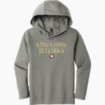 KING'S FORK HIGH SCHOOL BULLDOGS <span class="pdp-name-mascot">KINGS FORK BULLDOGS</span> District Youth Perfect Tri Long Sleeve Hoodie Front Thumbnail