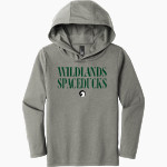 Wildlands Spaceducks District Youth Perfect Tri Long Sleeve Hoodie Front Thumbnail