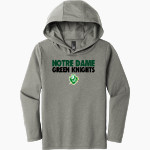 NOTRE DAME HIGH SCHOOL GREEN KNIGHTS <span class="pdp-name-mascot">NOTRE DAME GREEN KNIGHTS</span> District Youth Perfect Tri Long Sleeve Hoodie Front Thumbnail