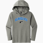 Kingikmiut Seawolves <span class="pdp-name-mascot">Kingikmiut School Seawolves</span> District Youth Perfect Tri Long Sleeve Hoodie Front Thumbnail