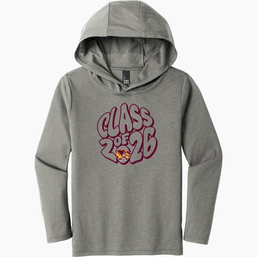 Au Gres-Sims HIGH SCHOOL WOLVERINES <span class="pdp-name-mascot">AU GRES - SIMS WOLVERINES</span> District Youth Perfect Tri Long Sleeve Hoodie