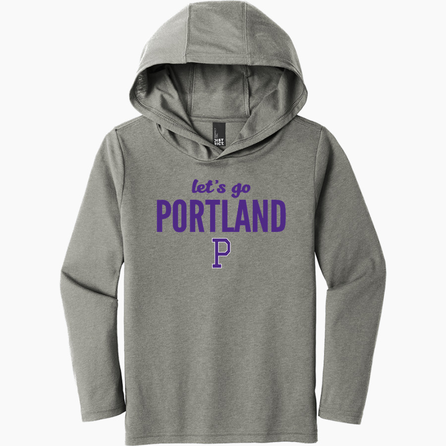 Portland Panthers <span class="pdp-name-mascot">Portland Panthers</span> District Youth Perfect Tri Long Sleeve Hoodie