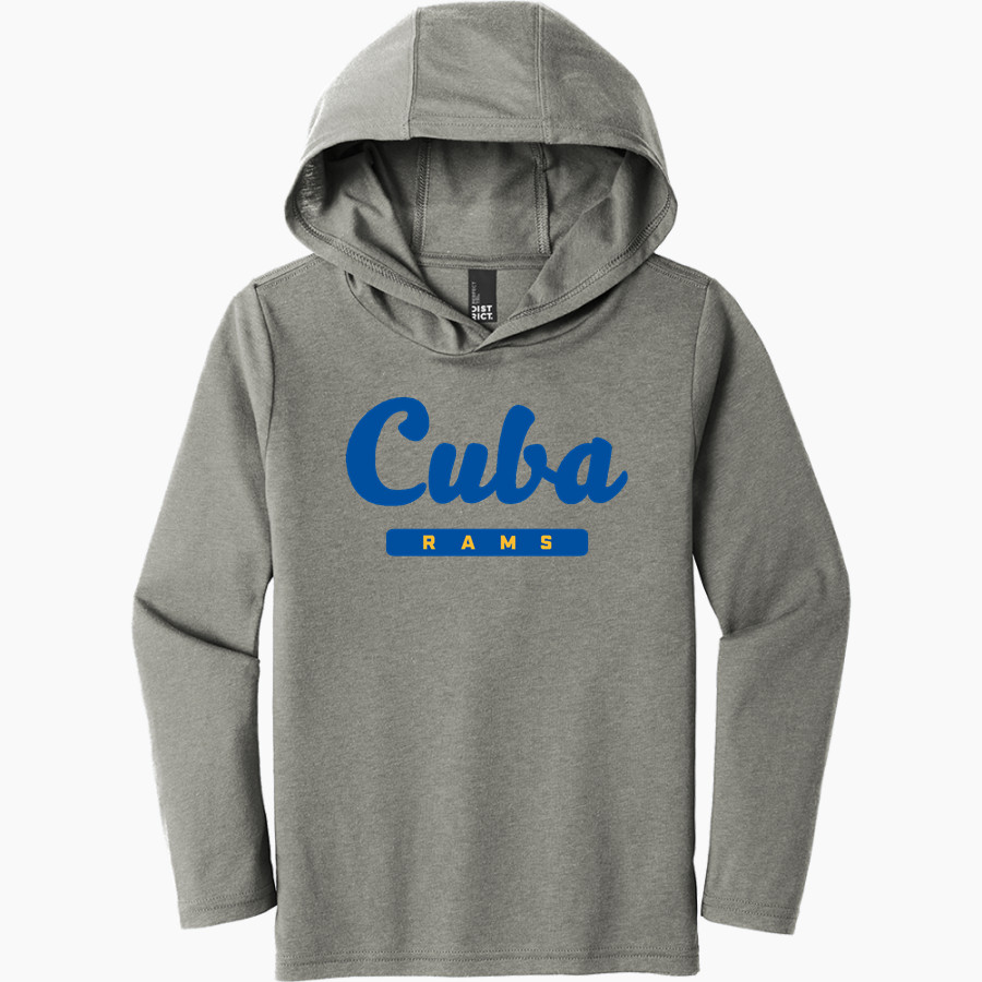 CUBA HIGH SCHOOL RAMS <span class="pdp-name-mascot">CUBA RAMS</span> District Youth Perfect Tri Long Sleeve Hoodie