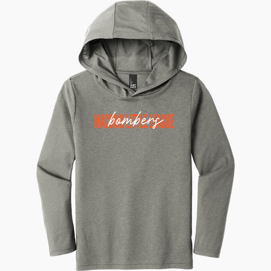 Macomb Little League Bombers <span class="pdp-name-mascot">Macomb Little League Bombers</span> District Youth Perfect Tri Long Sleeve Hoodie