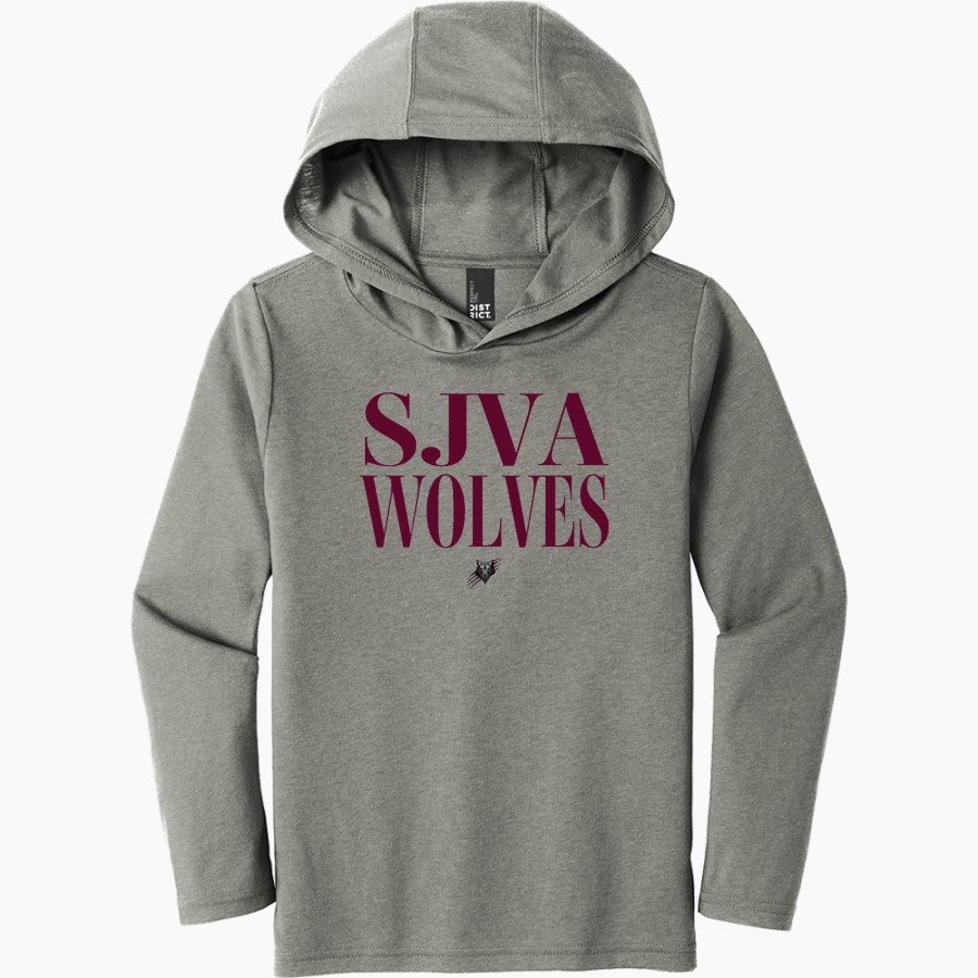 San Jacinto Valley Academy <span class="pdp-name-mascot">San Jacinto Valley Academy Wolves</span> District Youth Perfect Tri Long Sleeve Hoodie