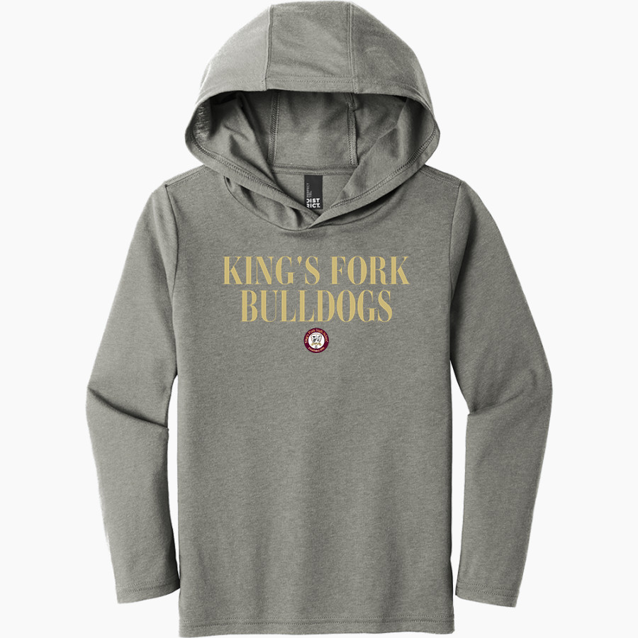 KING'S FORK HIGH SCHOOL BULLDOGS <span class="pdp-name-mascot">KINGS FORK BULLDOGS</span> District Youth Perfect Tri Long Sleeve Hoodie