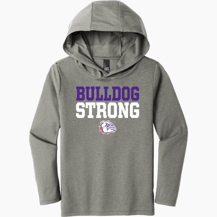BEMENT MIDDLE SCHOOL BULLDOGS <span class="pdp-name-mascot">BEMENT BULLDOGS</span> District Youth Perfect Tri Long Sleeve Hoodie