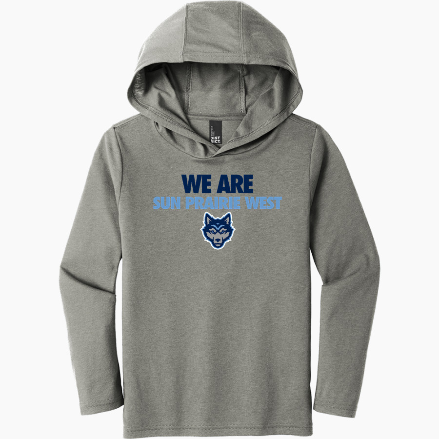 Sun Prairie West Wolves <span class="pdp-name-mascot">Sun Prairie West High School Wolves</span> District Youth Perfect Tri Long Sleeve Hoodie