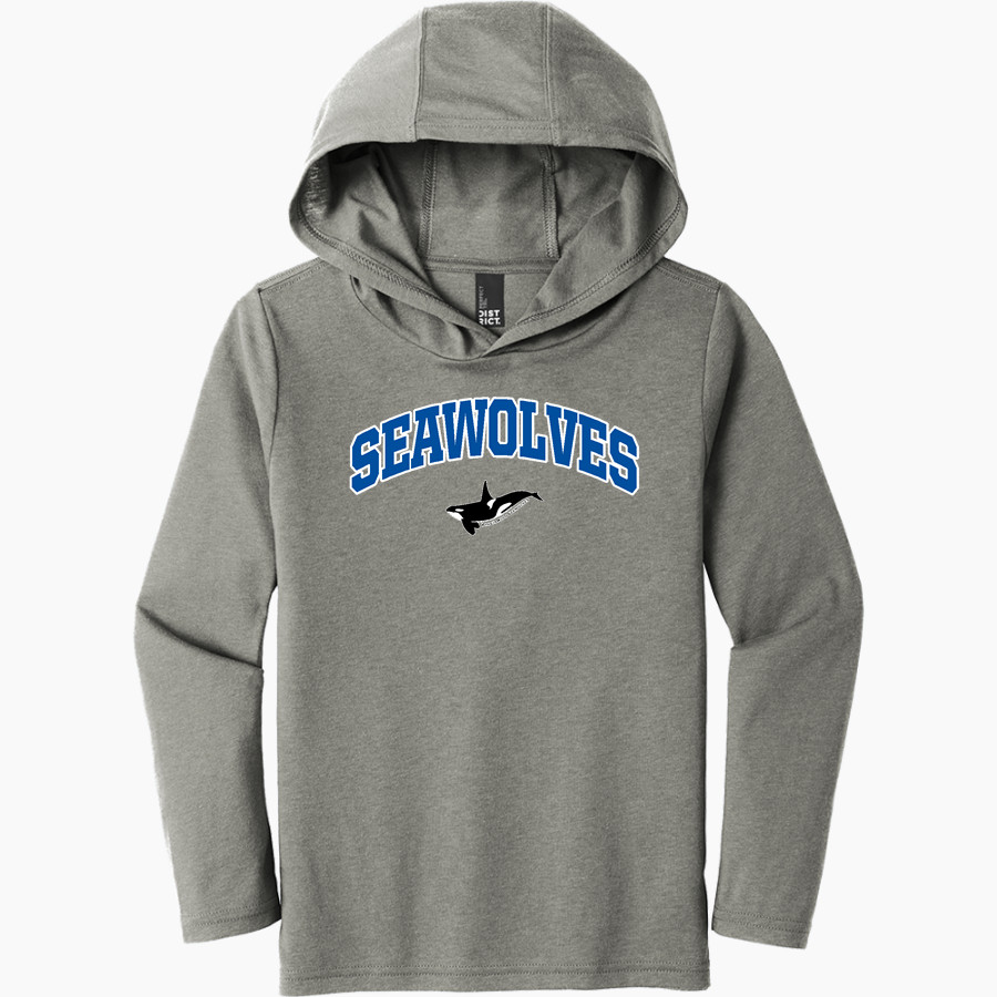 Kingikmiut Seawolves <span class="pdp-name-mascot">Kingikmiut School Seawolves</span> District Youth Perfect Tri Long Sleeve Hoodie