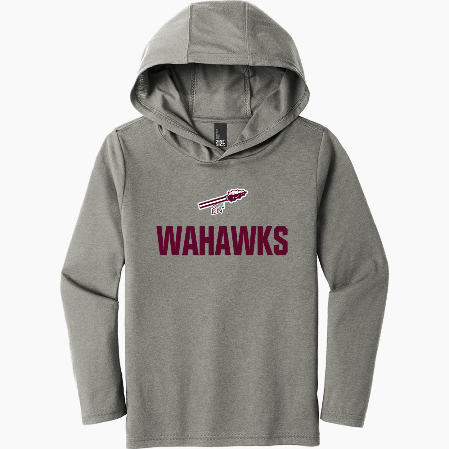 WEST HIGH SCHOOL WAHAWKS <span class="pdp-name-mascot">WEST WAHAWKS</span> District Youth Perfect Tri Long Sleeve Hoodie