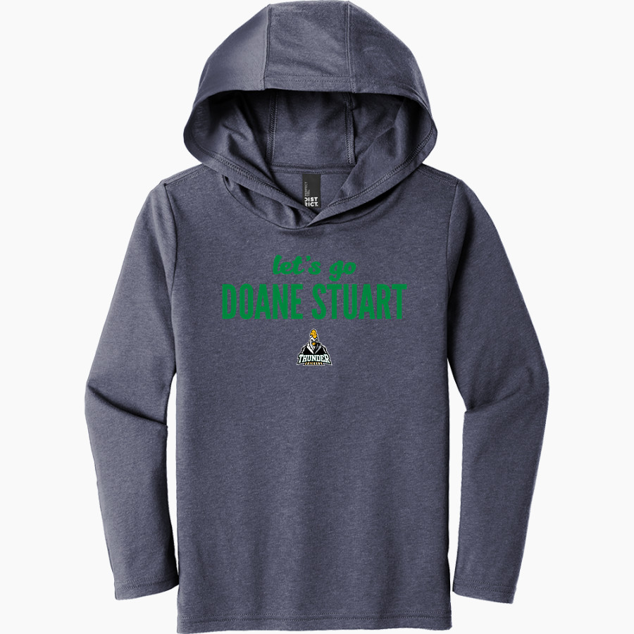 Doane Stuart Thunderchickens Thunderchickens <span class="pdp-name-mascot">Doane Stuart Thunderchickens</span> District Youth Perfect Tri Long Sleeve Hoodie