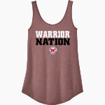 WAKEFIELD HIGH SCHOOL WARRIORS <span class="pdp-name-mascot">WAKEFIELD WARRIORS</span> District Women's Perfect Tri Relaxed Tank Front Thumbnail