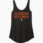 WATERLOO HIGH SCHOOL BULLDOGS <span class="pdp-name-mascot">WATERLOO BULLDOGS</span> District Women's Perfect Tri Relaxed Tank Front Thumbnail