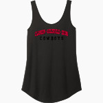 CLARION-GOLDFIELD-DOWS HIGH SCHOOL COWBOYS <span class="pdp-name-mascot">CLARION - GOLDFIELD COWBOYS</span> District Women's Perfect Tri Relaxed Tank Front Thumbnail