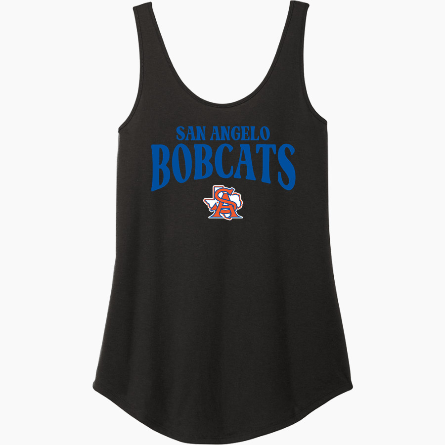 SAN ANGELO CENTRAL HIGH SCHOOL BOBCATS <span class="pdp-name-mascot">SAN ANGELO BOBCATS</span> District Women's Perfect Tri Relaxed Tank