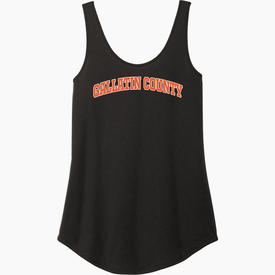 GALLATIN COUNTY HIGH SCHOOL HAWKS District Women's Perfect Tri Relaxed Tank