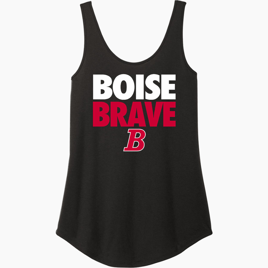 BOISE HIGH SCHOOL ONLINE STORE <span class="pdp-name-mascot">BOISE BRAVES</span> District Women's Perfect Tri Relaxed Tank