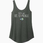 Rt. 12 Pickle Rt. 12 Pickle <span class="pdp-name-mascot">Rt. 12 Pickle</span> District Women's Perfect Tri Relaxed Tank Front Thumbnail
