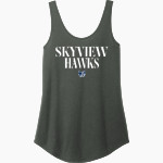 Skyview Hawks <span class="pdp-name-mascot">Skyview Hawks</span> District Women's Perfect Tri Relaxed Tank Front Thumbnail