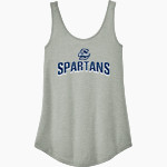 SPRINGFIELD TOWNSHIP HIGH SCHOOL SPARTANS <span class="pdp-name-mascot">SPRINGFIELD TOWNSHIP SPARTANS</span> District Women's Perfect Tri Relaxed Tank Front Thumbnail