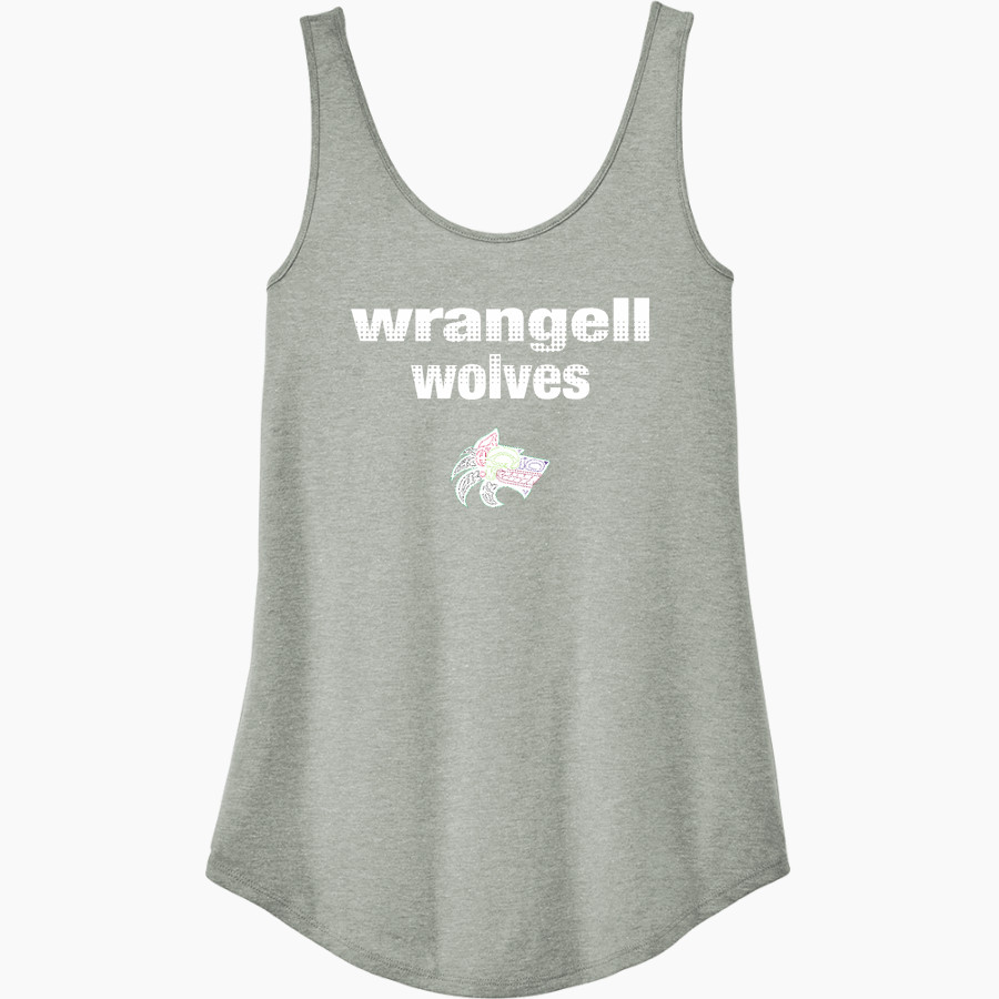 Wrangell Wolves <span class="pdp-name-mascot">Wrangell Wolves</span> District Women's Perfect Tri Relaxed Tank