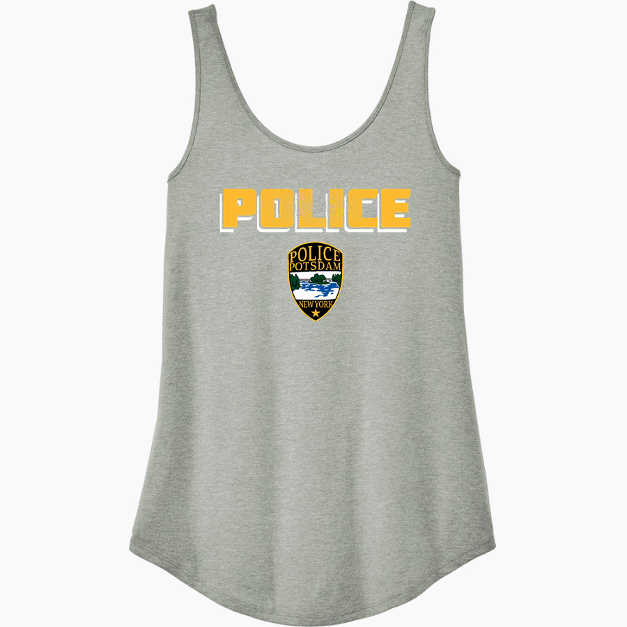 Potsdam Police Deptartment Police <span class="pdp-name-mascot">Potsdam Police Deptartment Police</span> District Women's Perfect Tri Relaxed Tank