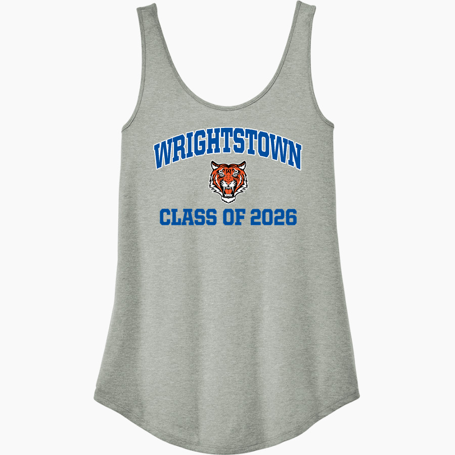 WRIGHTSTOWN HIGH SCHOOL TIGERS District Women's Perfect Tri Relaxed Tank