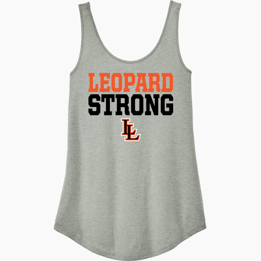 LINDSAY SCHOOL DISTRICT 9 LEOPARDS <span class="pdp-name-mascot">LINDSAY LEOPARDS</span> District Women's Perfect Tri Relaxed Tank