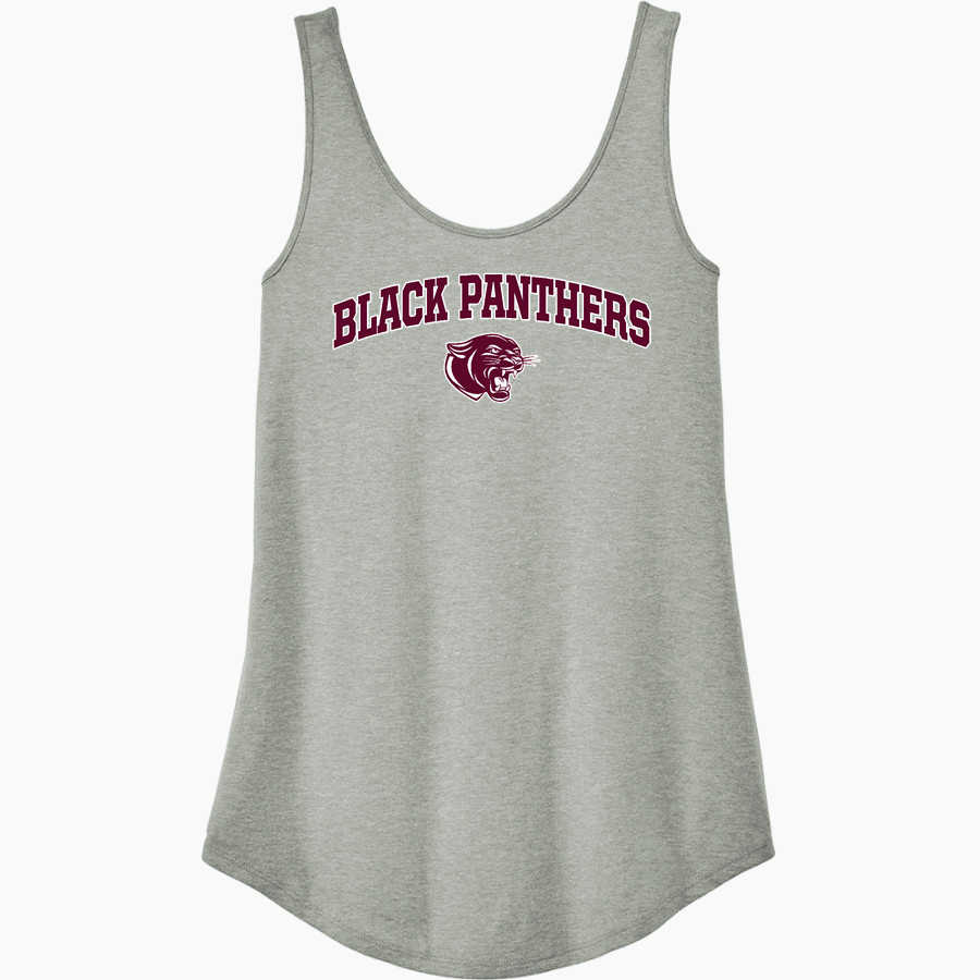 PLATTE-GEDDES COMMUNITY HIGH SCHOOL 11-5 BLACK PANTHERS District Women's Perfect Tri Relaxed Tank