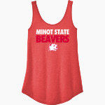 Minot State Beavers <span class="pdp-name-mascot">Minot State Beavers</span> District Women's Perfect Tri Relaxed Tank Front Thumbnail