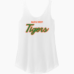 Maple West Tigers District Women's Perfect Tri Relaxed Tank Front Thumbnail