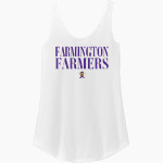 FARMINGTON HIGH SCHOOL FARMERS <span class="pdp-name-mascot">FARMINGTON FARMERS</span> District Women's Perfect Tri Relaxed Tank Front Thumbnail