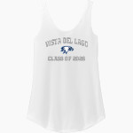 VISTA DEL LAGO HIGH SCHOOL EAGLES <span class="pdp-name-mascot">VISTA DEL LAGO EAGLES</span> District Women's Perfect Tri Relaxed Tank Front Thumbnail