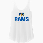 CUBA HIGH SCHOOL RAMS District Women's Perfect Tri Relaxed Tank Front Thumbnail