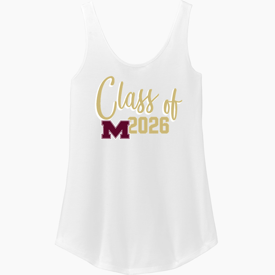 MILLBURY SR HIGH SCHOOL WOOLIES <span class="pdp-name-mascot">MILLBURY MEMORIAL WOOLIES</span> District Women's Perfect Tri Relaxed Tank