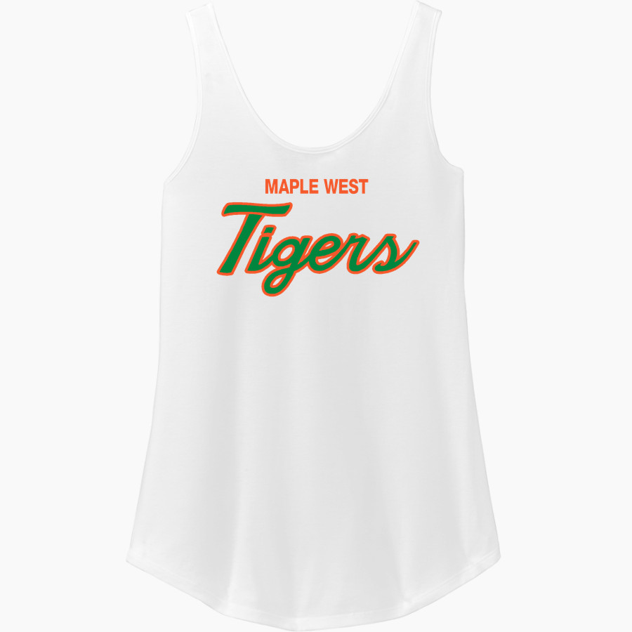 Maple West Tigers District Women's Perfect Tri Relaxed Tank