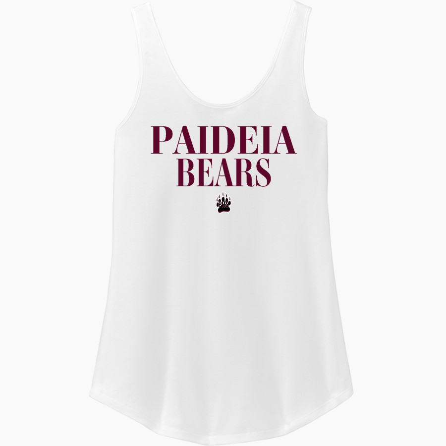 Paideia High Bears District Women's Perfect Tri Relaxed Tank