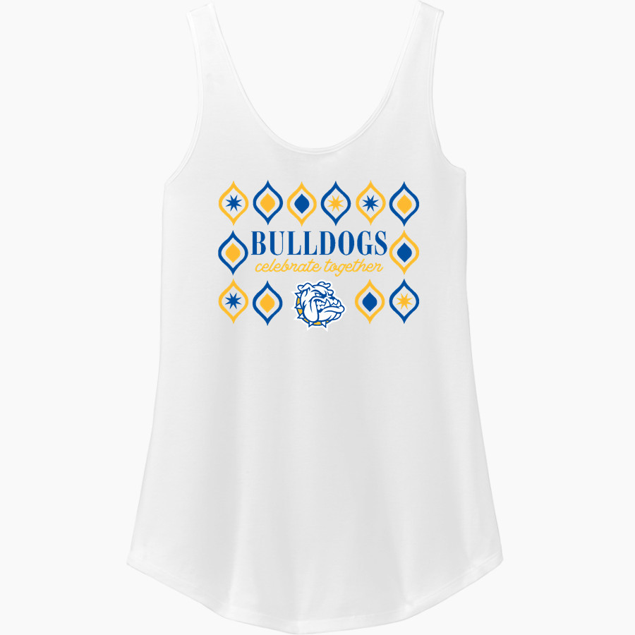ALDEN CENTRAL HIGH SCHOOL BULLDOGS District Women's Perfect Tri Relaxed Tank