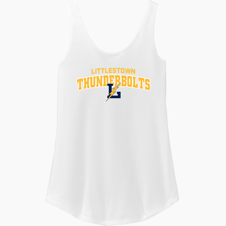 LITTLESTOWN HIGH SCHOOL THUNDERBOLTS District Women's Perfect Tri Relaxed Tank