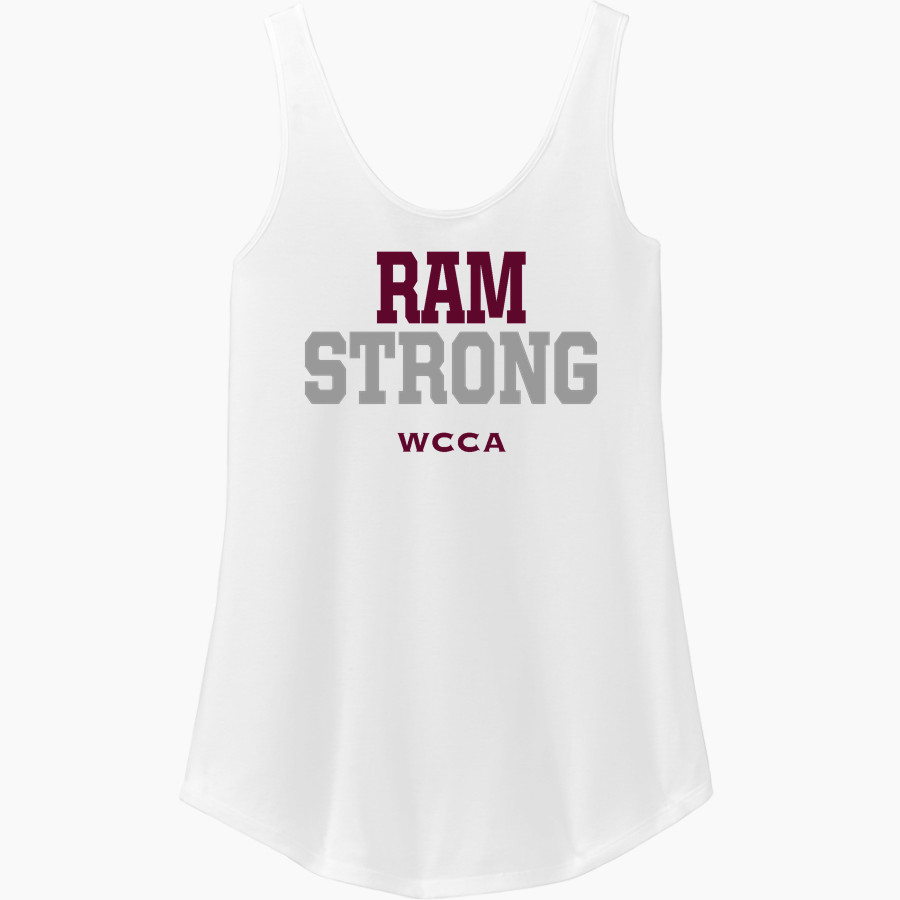 WILKINSON COUNTY CHRISTIAN ACADEMY RAMS <span class="pdp-name-mascot">WILKINSON CO RAMS</span> District Women's Perfect Tri Relaxed Tank