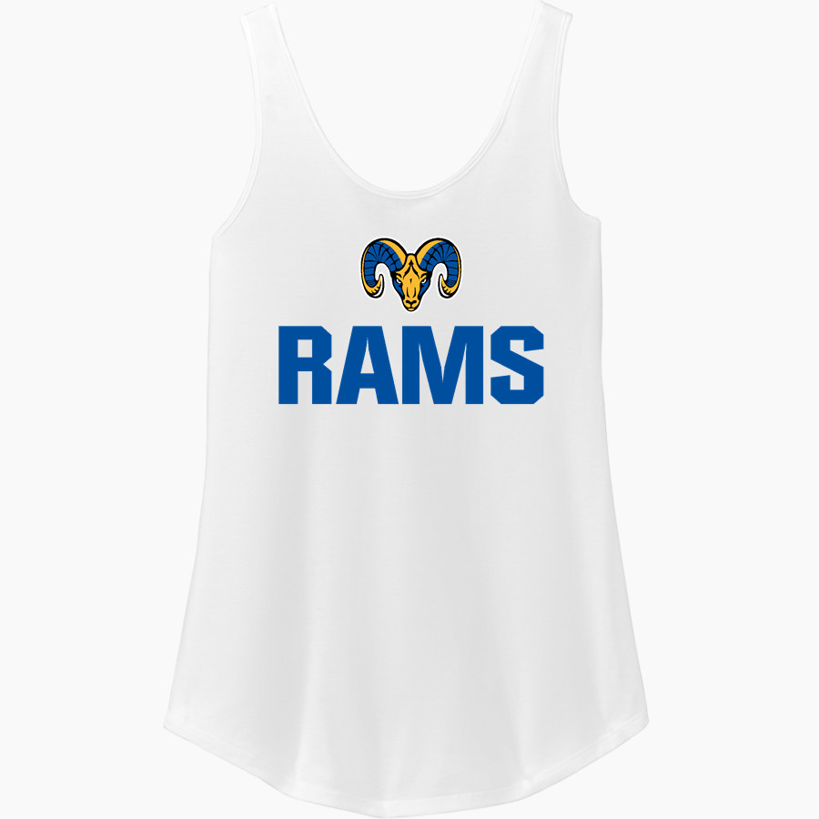 CUBA HIGH SCHOOL RAMS District Women's Perfect Tri Relaxed Tank