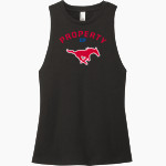 JJ PEARCE HIGH SCHOOL MUSTANGS District Women's Perfect Tri Muscle Tank Front Thumbnail