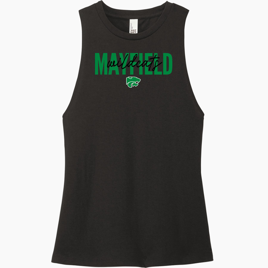 MAYFIELD HIGH SCHOOL WILDCATS District Women's Perfect Tri Muscle Tank