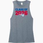 MIDFIELD HIGH SCHOOL PATRIOTS District Women's Perfect Tri Muscle Tank Front Thumbnail