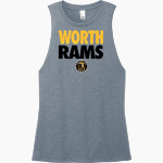 Worth Rams District Women's Perfect Tri Muscle Tank Front Thumbnail