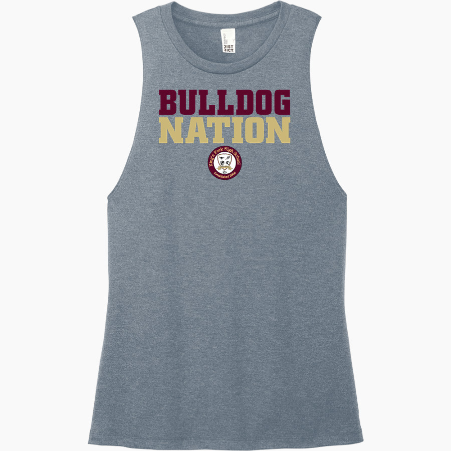 KING'S FORK HIGH SCHOOL BULLDOGS <span class="pdp-name-mascot">KINGS FORK BULLDOGS</span> District Women's Perfect Tri Muscle Tank